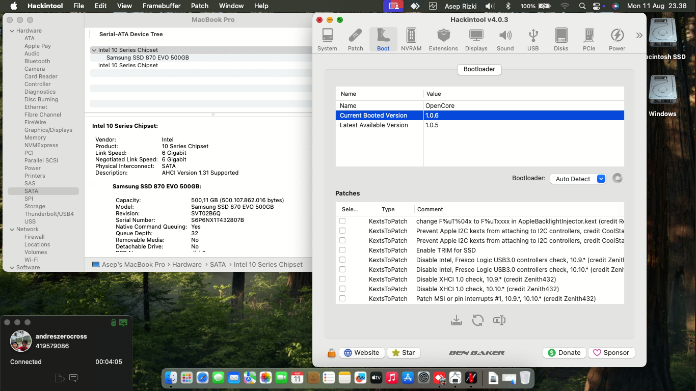 Acer Aspire E5 475G 38LQ 2nd [SkyLake   Intel HD 520 + I2C]   OpenCore 1